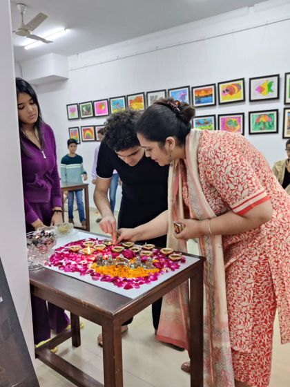 More heartwarming moments from our studio's lighting ceremony, celebrating new beginnings with our wonderful community.