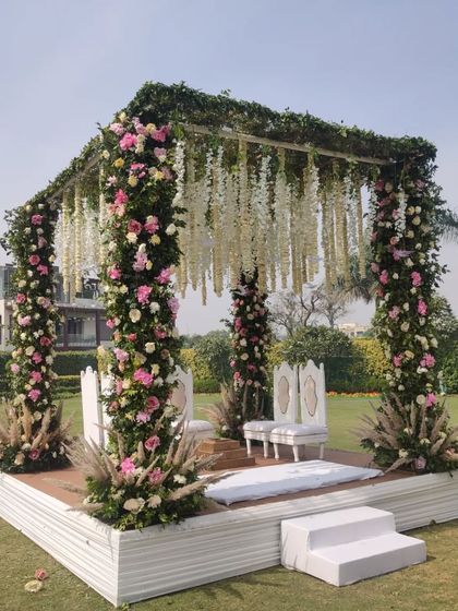 Hari Om Events - Tent & Event Equipment Rental Elegant Wedding Mandaps & Stages photo 8