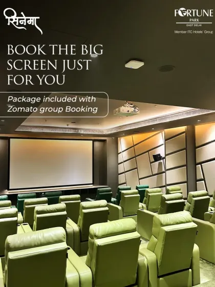 We've partnered with Zomato to make group bookings even more rewarding. This package allows you to book the big screen for your group as part of a larger dining experience, simplifying your event planning.