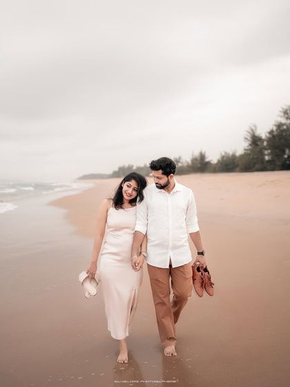 Bangalore Photographers - Pre-Wedding & Couple Photoshoots Coastal Romance: Honnavara Beach Shoots photo 3