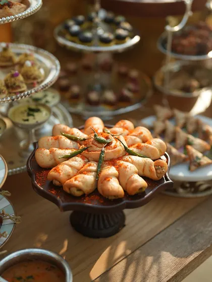 Our pull-apart Vada Pav, a creative and shareable take on the Mumbai classic, served at the Iftaar party.