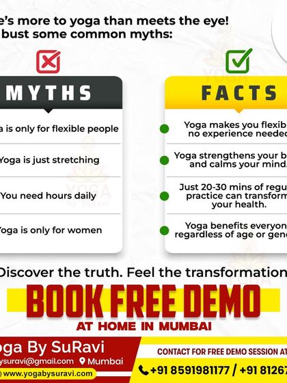 We bust common myths about yoga. It's not just stretching; it's a practice that strengthens your body and calms your mind.
