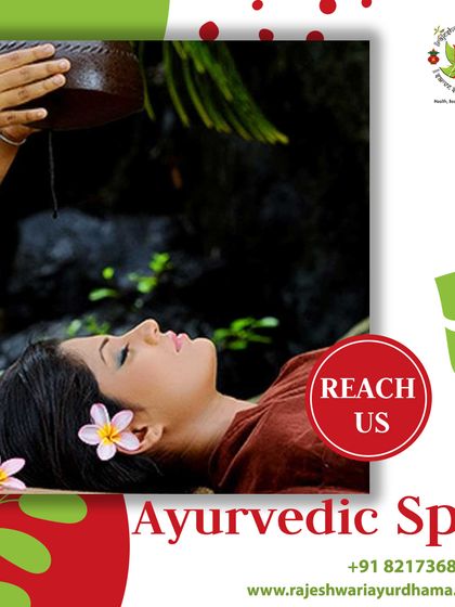 Experience deep relaxation at our Ayurvedic Spa. This image shows a client receiving a therapeutic treatment in a serene setting, reflecting our commitment to providing a tranquil healing experience.