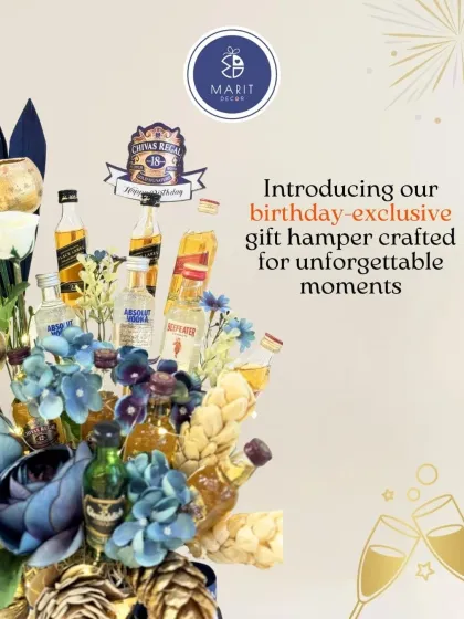 Introducing my birthday-exclusive gift hamper. This is not just a gift, but an experience, crafted to create unforgettable moments for someone special.