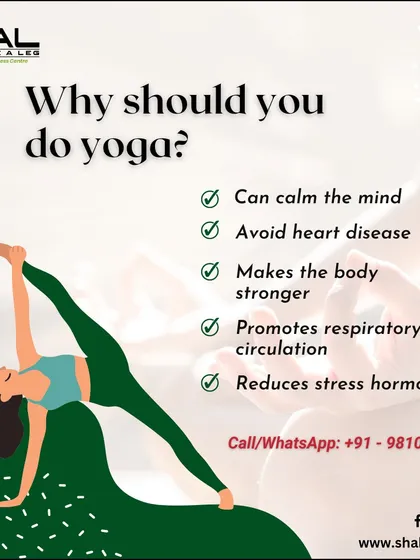 Why should you do yoga? This graphic breaks down the core benefits, from calming the mind and strengthening the body to reducing stress hormones. It's a holistic practice for a healthier, happier you.