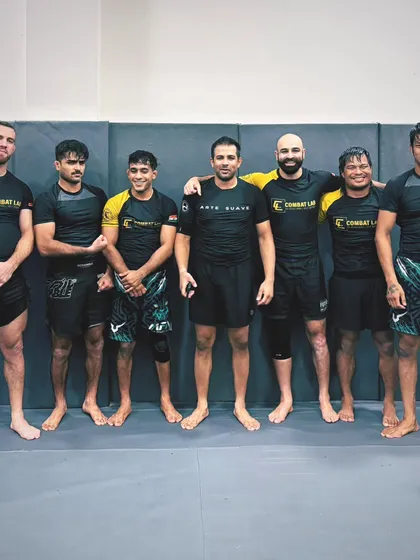 Arte Suave, the "gentle art." A few of our coaches and senior members after a solid training session. This is the core of our fight team.