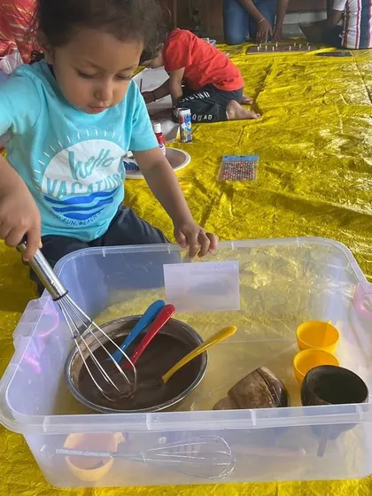 This is a collection of additional photos from my events. They show more of the setups, materials, and happy children in action.