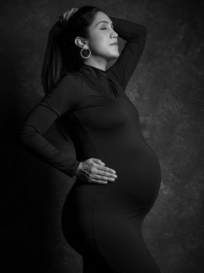 A portrait from my pregnancy. I wanted to capture this special time and share my journey of transforming fear into faith with all of you.