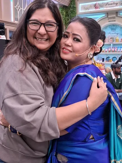A moment I will cherish forever. Getting to meet and hug the queen of comedy, Bharti Singh, on the set of Laughter Chefs. Her warmth and kindness were as amazing as her talent.