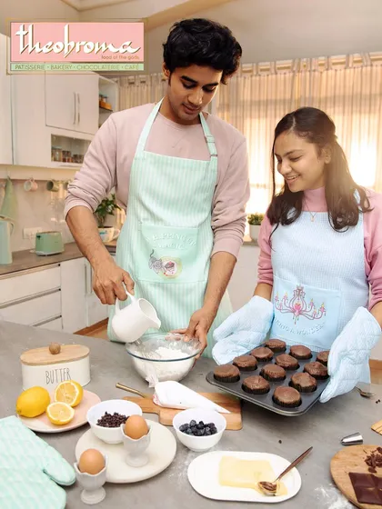 This lifestyle scene for Theobroma shows how I create authentic, inviting moments around a product. We built a relatable kitchen setting to capture the joy of baking, making the brand's merchandise feel like a natural part of a warm, happy home.