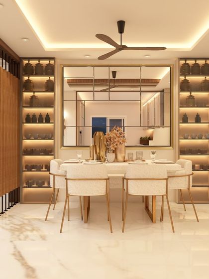 Swastik Arcon - Interior Design Elegant Living & Dining Spaces photo 3
