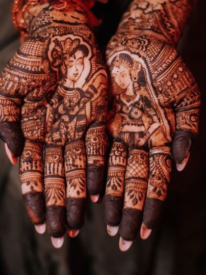 Another look at the detailed Radha-Krishna portraits. I focus on capturing the expressions and traditional attire to make the figures feel alive.
