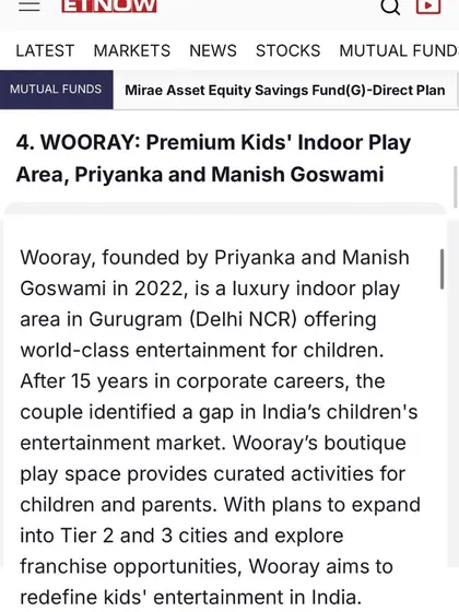 We are proud to be recognized by ET Now as one of the iconic brands and leaders of 2024. This feature highlights our journey and our mission to redefine kids' entertainment in India.