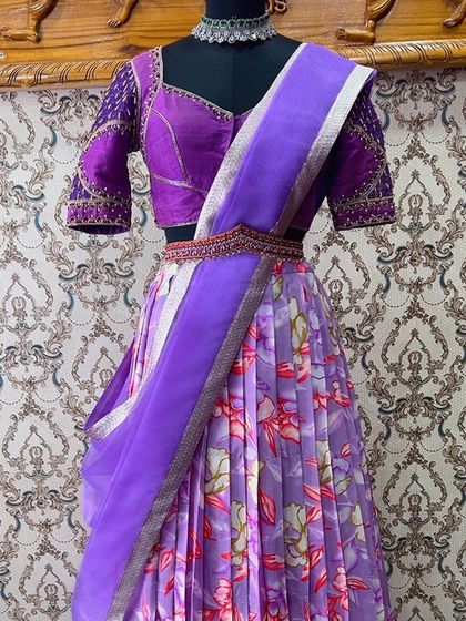 Designer Trends - Bespoke Styling & Alterations for Rentals Traditional & Modern Half Sarees photo 3
