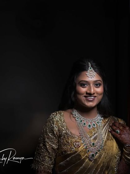 Makeovers by Ramya - Hair Styling & Saree Draping Celebrations: Engagements, Receptions & Parties photo 18