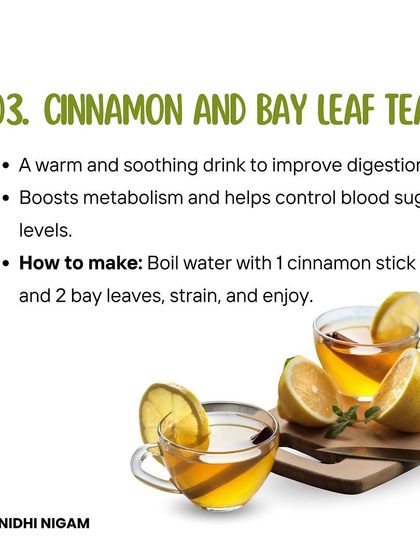 Start your morning with drinks that boost energy and improve digestion. This post covers the benefits of jeera water, methidana water, and cinnamon and bay leaf tea.