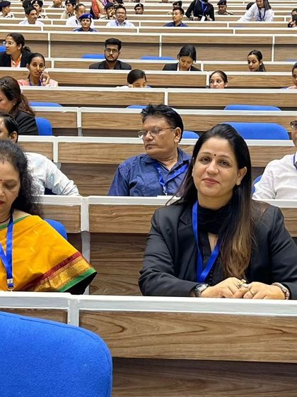 A candid shot from the audience. These events are crucial for professional development.