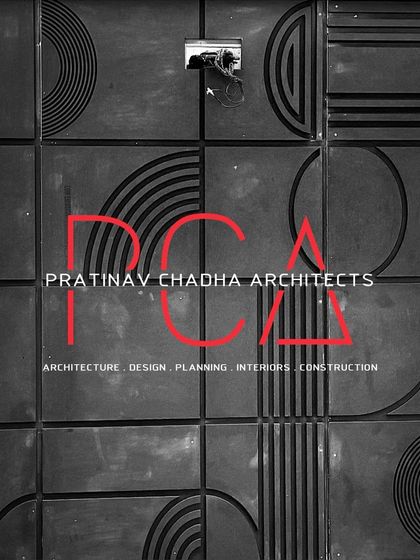 The PCA brand logo, representing my core services: Architecture, Design, Planning, Interiors, and Construction.