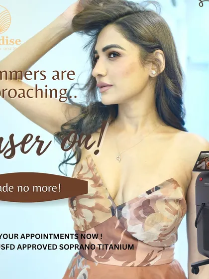 Summers are approaching, so it's time to get your laser on. Blade no more. Book your appointments for our USFDA-approved Soprano Titanium laser hair reduction and enjoy smooth skin all season long.