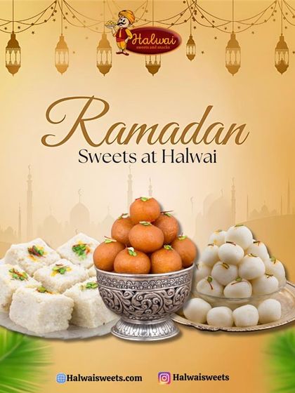 Celebrate Ramadan with our handcrafted delights. Our Iftar table specials include a variety of traditional sweets like Kalakand, Ladoo, and Rasgulla.