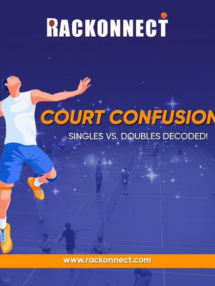 Know the rules to win the point. These infographics clarify common areas of confusion, like court boundaries for singles vs. doubles, the "in or out" line calls, and the uncommon "let" situations.