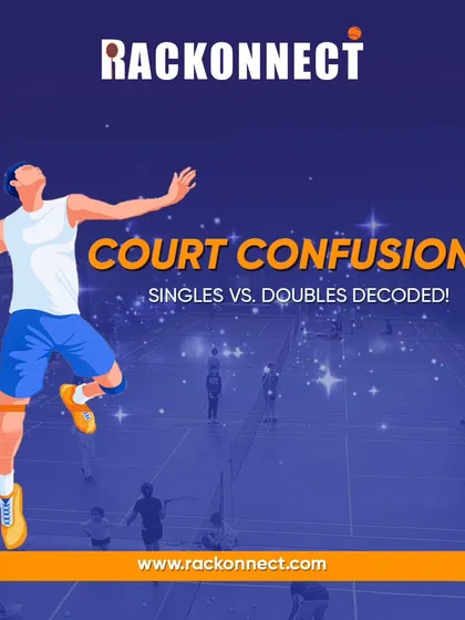 Know the rules to win the point. These infographics clarify common areas of confusion, like court boundaries for singles vs. doubles, the "in or out" line calls, and the uncommon "let" situations.