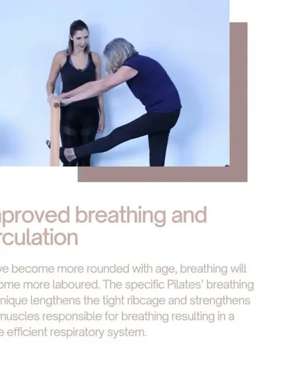 Proper breathing is a cornerstone of my training. Specific Pilates breathing techniques help lengthen the ribcage and strengthen respiratory muscles, leading to improved circulation and more efficient breathing.