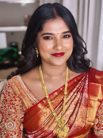 Swarna Nagaraj - Bridal Makeup & Hairstyling Modern Reception & Sangeet Glam photo 28