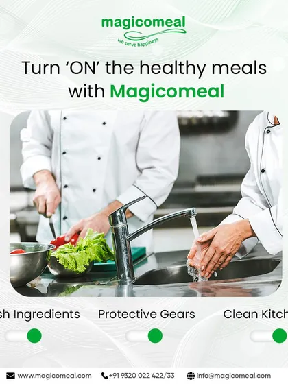 I ensure every meal is healthy and safe by focusing on the fundamentals. This includes using fresh ingredients, maintaining a clean kitchen, and ensuring my staff uses protective gear at all times.