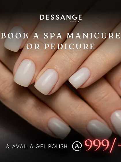 Take advantage of our special offer: book a spa manicure or pedicure and get a long-lasting gel polish for a special price.
