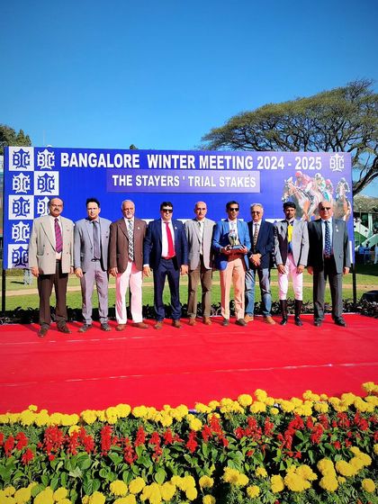 The Stayers' Trial Stakes presentation.
