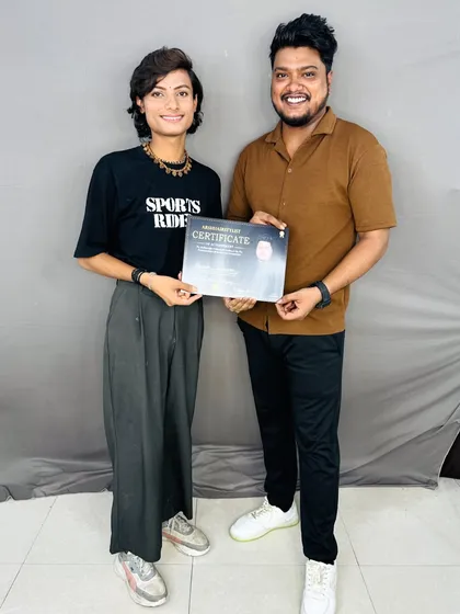 From our successful batch 0.10, another certified hairstylist ready for her career.