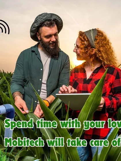 A graphic illustrating our core promise: spend more time with your loved ones while our system takes care of the irrigation.