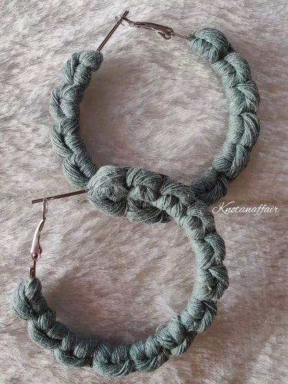 Deepika - Macrame for Events & Gifting Lightweight Macrame Earrings photo 9
