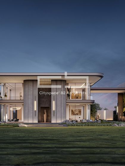 This facade design redefines the cityscape with a contemporary flair. With curved edges and the use of modern materials, the design creates a unique charm and a sophisticated personality.