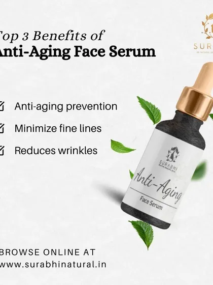 Our herbal Anti-Aging Face Serum is designed to offer prevention and treatment. It helps to minimize existing fine lines and reduce the appearance of wrinkles for a more youthful look.