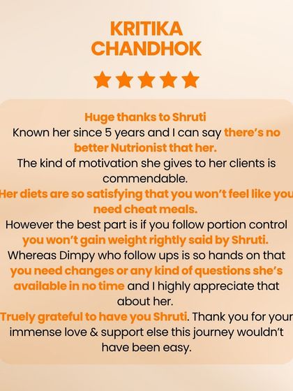 A long-term client shares that my diets are so satisfying, she doesn't even feel the need for cheat meals. This is the power of portion control and a plan that truly nourishes you.