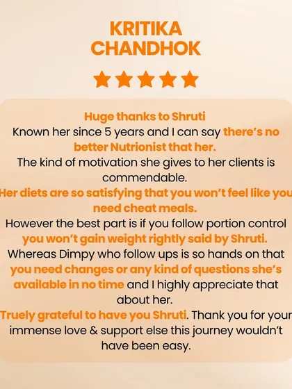 A long-term client shares that my diets are so satisfying, she doesn't even feel the need for cheat meals. This is the power of portion control and a plan that truly nourishes you.