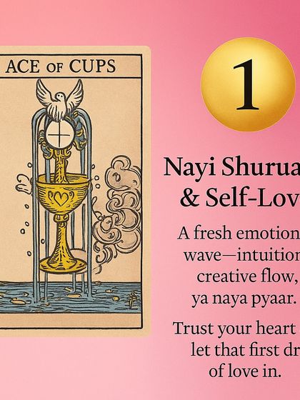 What does the Universe want to tell you? This reading reveals if you are entering a new emotional beginning, are stuck in a decision between your mind and heart, or if it's time for celebration and community.