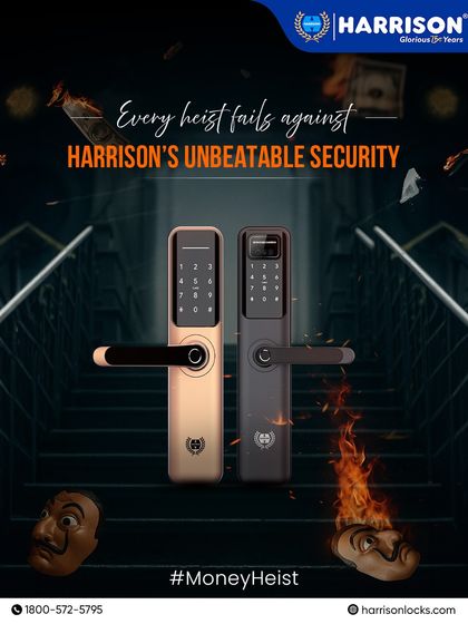 No matter how clever the plan, every heist fails against our unbeatable security. Inspired by the popular series 'Money Heist', this visual shows that our locks give your home the ultimate protection it deserves.