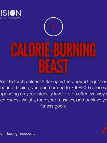 Looking to burn calories? Boxing is a beast. In just one hour, you can burn up to 700-900 calories, making it an incredibly effective way to shed weight and tone your muscles.