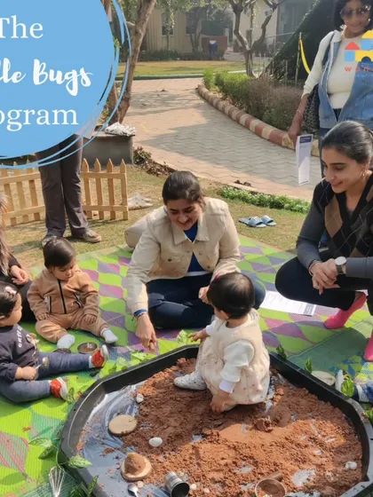 Our CuddleBugs program is a special space for our littlest learners (10-18 months) and their parents to bond. Together, we explore gentle sensory activities that spark curiosity and create beautiful moments.