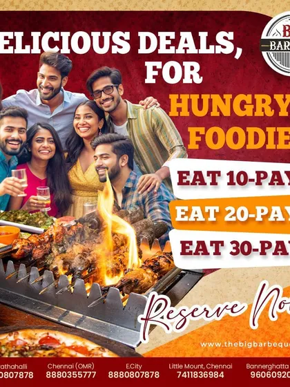 Delicious deals for hungry foodies. Gather your squad and enjoy our group offers like 'Eat 10 Pay 9' and 'Eat 20 Pay 18'.