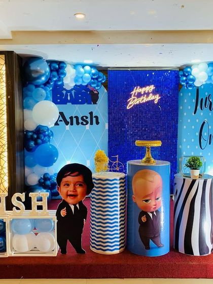 This image highlights the affordability of my Boss Baby decoration packages.