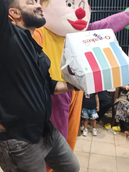 Our Joker mascot knows how to have fun and get the party started.