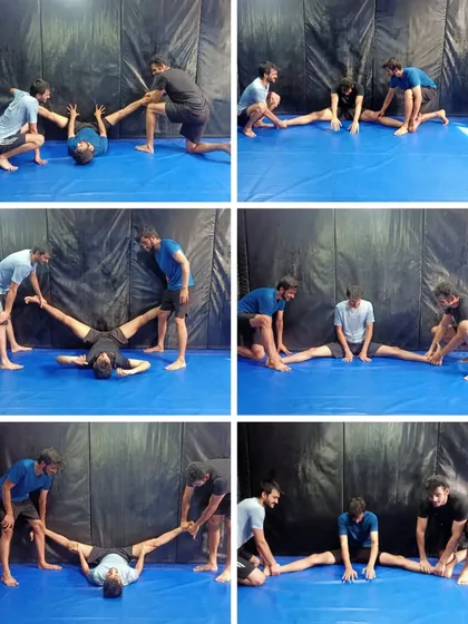 It does hurt, but pain is temporary, pride is forever. Partner-assisted stretching is crucial for flexibility and recovery.