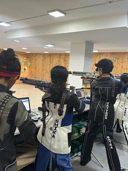 A look at our high-performance center in Sahakar Nagar, Bangalore. Our range is equipped with Olympic-standard electronic targets and all the necessary professional gear, so you can focus purely on your training.