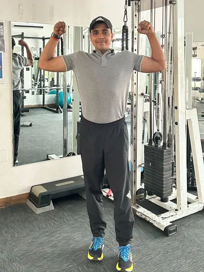 Showing the results of consistent training. This is what dedication looks like.