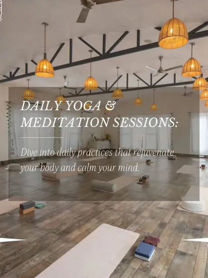 Here's a glimpse of what awaits at our ultimate retreat experience. Daily yoga, meditation, and so much more. Reserve your spot now to embrace serenity.