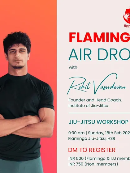 Our head coach, Rohit Vasudevan, leads sessions that bridge the gap between different combat sports. This workshop focused on a fundamental system connecting takedowns to submissions, applicable for Jiu-Jitsu, self-defense, and MMA.